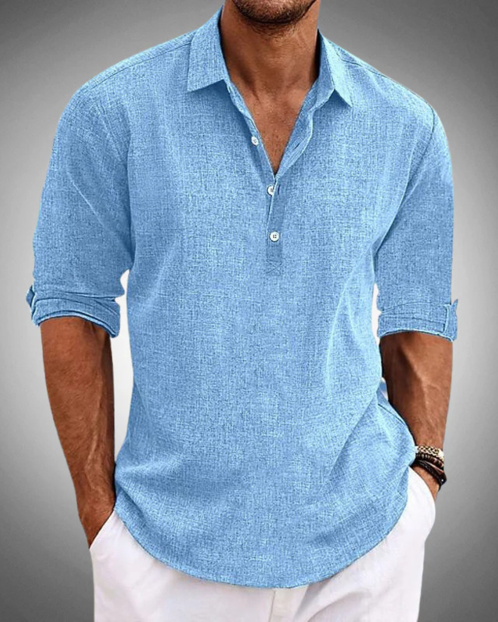 Camisa clásica de algodón de Sabbio