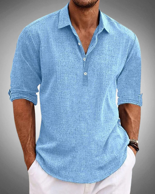 Camisa clásica de algodón de Sabbio